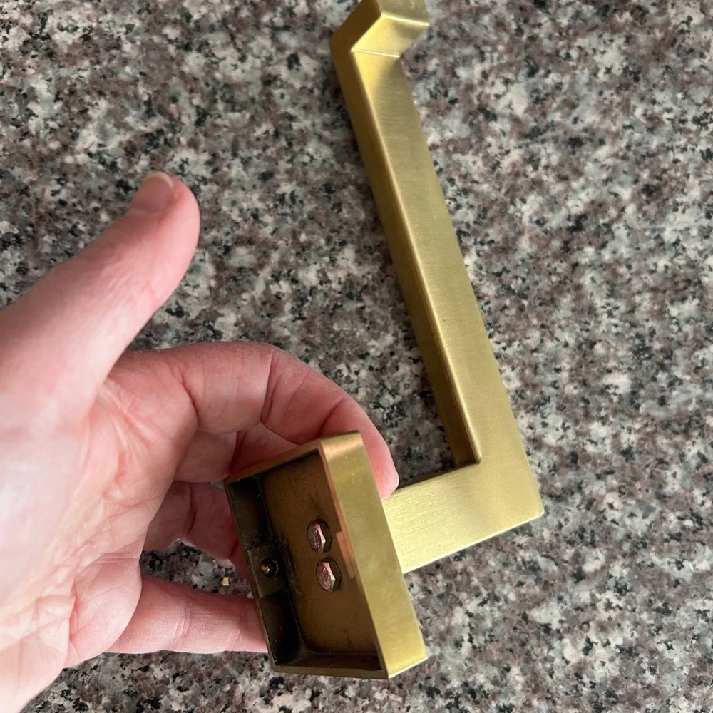 Gold Metal Toilet Paper Holder